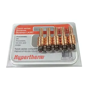 Chất Lượng Cao <span class=keywords><strong>Hypertherm</strong></span> 45/65/85/105 Plasma Cắt Ngọn Đuốc Tiêu Hao Điện Cực 220777 - Product Image 1