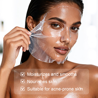 Masque de nuit peel-off au collagène, hydratant, éclaircissant, lissant et raffermissant pour le visage, à la biotine, soin de la peau, masque gelée