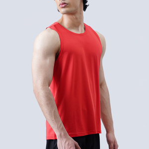 Débardeur de sport décontracté pour homme de qualité supérieure, 100% coton, sans manches, respirant, séchage rapide, anti-UV, vêtements de musculation écologiques - Product Image 4