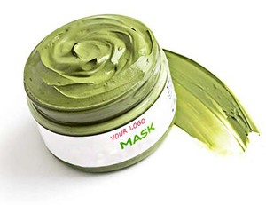 GMPC-<span class=keywords><strong>mascarilla</strong></span> de arcilla para la piel, eliminador de espinillas blanqueadoras, hierba de limón, té verde, desintoxicación, OEM ODM - Product Image 1