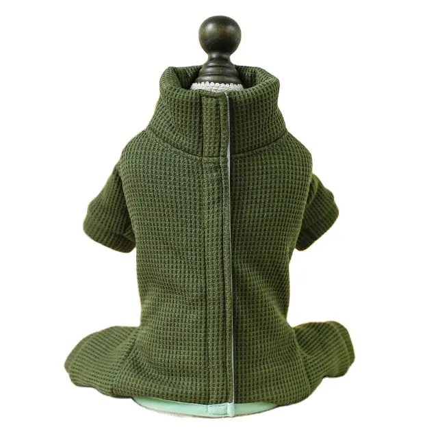 Solid Dog Jumpsuit Coat Winter Thickened Wrapped Belly Pet Dog Clothes for Clothing Puppy Overalls Jacket Hoodies CLASSIC CN;FUJ
