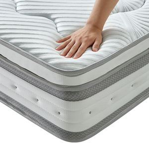 Colchón Individual de Espuma Acolchada, Duradero, Suave y Cómodo, para Hotel, 400g/m, con Muelles Ensacados Ecológicos y Tejido Refrigerante - Product Image 1