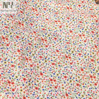Nanyee Textile Nouveau Tissu à Paillettes Rouge Éblouissant à Motifs Floraux Personnalisé à Faible MOQ
