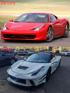 Pare-chocs avant en fibre de carbone de style PD pour <span class=keywords><strong>Ferrari</strong></span> 458, <span class=keywords><strong>neuf</strong></span>, qualité supérieure, directement de l'usine - Product Image 3