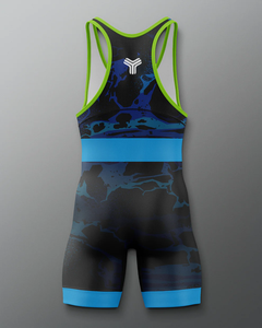 टन कस्टम अमेरिकी टीम टिकाऊ कुश्ती गियर एंटी-स्लिप सिलिकॉन सिंगलेट्स - Product Image 2