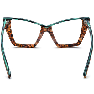 Borregls colorato acetato <span class=keywords><strong>occhiali</strong></span> da donna Design di marca 2025 grandi occhi di gatto <span class=keywords><strong>occhiali</strong></span> da vista per <span class=keywords><strong>occhiali</strong></span> da 19290 - Product Image 5