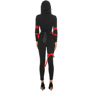 Máscara de Cosplay de <span class=keywords><strong>Ninja</strong></span> Femenina de <span class=keywords><strong>Anime</strong></span> en Oferta, Disfraz de Medias Negras para Halloween para <span class=keywords><strong>Mujer</strong></span> Adulta - Product Image 4