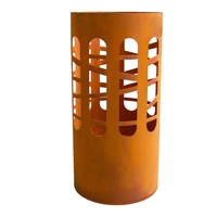 Foyer de Camping en acier Corten personnalisé, pour barbecue robuste, Style rouillée, bol pour BBQ de Camping en plein air