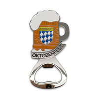 Design personnalisé Allemagne Souvenirs Cadeaux de voyage Métal 3D Promotionnel Francfort Munich Bière Oktoberfest Ouvre-bouteille Aimants pour réfrigérateur
