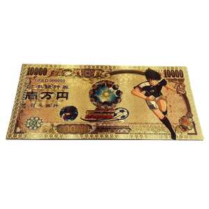 Banconota da Collezione in Yen Giapponesi Anime Captain <span class=keywords><strong>Tsubasa</strong></span> Placcata in Oro 24k - Product Image 6