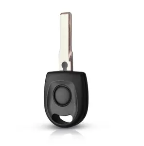 10X Polo Golf için koltuk Ibiza Leon SKODA Octavia için anahtar Transponder ID48 çip ile ışık ve akülü araba anahtar kabuk