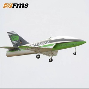 <span class=keywords><strong>Avion</strong></span> <span class=keywords><strong>RC</strong></span> Futura EDF 64mm <span class=keywords><strong>FMS</strong></span> avec train d'atterrissage CNC et ESC 40A Brushless – Le plaisir de la précision aérienne pour les pilotes avancés (PNP) - Product Image 5