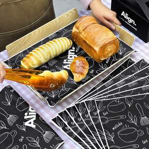 Custom Logo Printed Greaseproof PE Coated Eco-Friendly Disposable Food <b>Wrapping</b> <b>Paper</b> for Deli Bread Packaging - Product Image 6