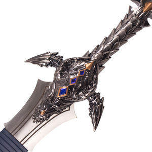 Espada de Garra de Dragón Frostmournful de World of <span class=keywords><strong>Warcraft</strong></span>, Espada Totalmente Metálica de 108 cm, 4 kg, Modelo de Arma, Decoración del Hogar, Artículo CSO para Exhibición - Product Image 5