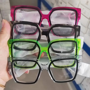 2025 nouvelle mode mixte en gros acétate cadre lunettes <span class=keywords><strong>de</strong></span> haute qualité <span class=keywords><strong>grande</strong></span> <span class=keywords><strong>taille</strong></span> épais acétate lunettes cadres pour femmes et hommes - Product Image 3