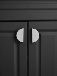 Hot Sale Solid Brass White Handles for Kitchen Cabinets Leaf Style Butterfly Half Moon Drawer Handle Furniture <strong>Knobs</strong> - Product Image 6