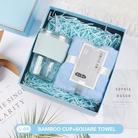 Coffret cadeau de voyage haut de gamme avec bouteille isotherme, éventail et parapluie pliant, idéal pour les fêtes d'anniversaire et les cadeaux de vacances