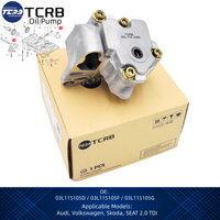 مضخة زيت محرك من مصنع TCRB لسيارات فولكس فاجن وأودي وسكودا وسيات أماروك 2.0 TDI ديزل T5 T6 03L115105F 03L115105D