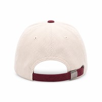 Casquette de baseball en velours côtelé à 6 panneaux brodée en chenille avec logo personnalisé, style vintage universitaire, vente en gros, fabricant