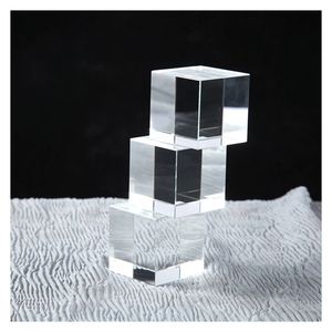 Fabrik Großhandel maßge schneiderte hochwertige Souvenir Geschenk Oberfläche Gravur Rechteck <span class=keywords><strong>3D</strong></span> <span class=keywords><strong>Laser</strong></span> Blank Kristall würfel - Product Image 3