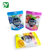 Standbeutel für Gummibärchen Kundenspezifisch Bedruckte Joghurt-Lollipop-Verpackung Plastikbeutel