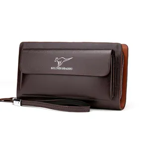 2021 tas penyimpanan Pria, dompet dengan banyak saku desain klasik