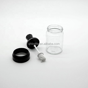 Tarro de cristal de 250ml con tapa y cuchara integrada, recipiente hermético para especias, sal y azúcar para cocina - Product Image 5