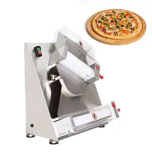 Mesin penekan adonan pizza kualitas terbaik 32cm rol besar pembuat pasta sheeter pizza rumah tangga untuk dijual