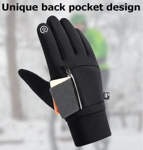 Custom Logo Waterproof Ski <strong>Gloves</strong> Anti Slip Touch Screen Sports Winter Full-Finger Work Bike Hand Winter <strong>Warm</strong> <strong>Gloves</strong> - Product Image 3
