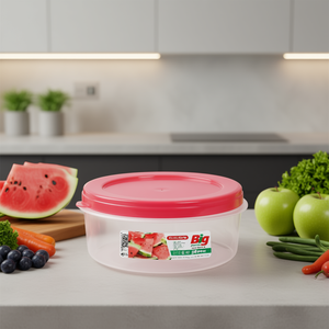 FIAMBRERA 3.8L Contenant alimentaire en plastique durable, grand et rond, indispensable pour la cuisine, au design moderne et élégant, fabriqué par injection. - Product Image 3