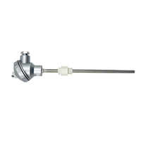 Sonde de température industrielle à filetage fixe Pt100 RTD, sonde gainée WZPK, filetage M20 M27 G1/2 G3/4, IP66, OEM ODM