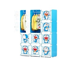 Meuble de rangement autoportant à un niveau en plastique PP, panneau de porte modulable universel, pièce magique créative pour bricolage en gros