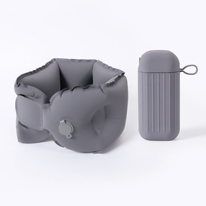 Aufblasbares U-förmiges Nackenkissen, tragbar, kompakt, leicht, 0,2 kg, Reisekissen, hergestellt in China - Product Image 6