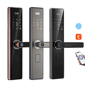 Tuya thông minh Keyless nhập khóa cho cửa gỗ vân tay & BÀN PHÍM lối vào kỹ thuật số nhôm khóa cửa - Product Image 1