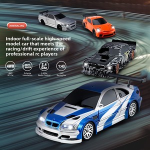 Nuevo Auto RC Eléctrico de 4 Canales con Tracción en las Cuatro Ruedas a Escala 1:43, Mini Auto de Derrape para Interiores y Exteriores, Alcance de 50 Metros, Listo para Usar, para Niños - Product Image 1