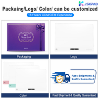 Tableau d'écriture LED effaçable personnalisé avec logo OEM/ODM, commande en gros, panneau acrylique, support inclus, tableau de dessin LED – Vente directe usine
