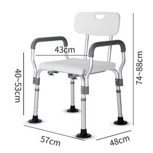 Riel de seguridad para inodoro de Venta caliente, venta al por mayor, silla de inodoro portátil para discapacitados - Product Image 6