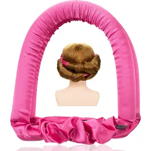 Ruban boucles de cheveux en spirale avec gros baril, pour la plupart des styles, rouleau pour cheveux