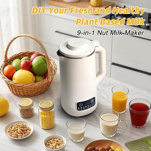 Mixeur multifonction haute vitesse pour lait de soja avec prise en charge de la langue allemande pour usage domestique, construction en acier inoxydable - Product Image 2