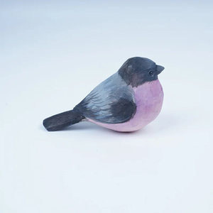 Statue d'<span class=keywords><strong>oiseau</strong></span> en bois fait à la main <span class=keywords><strong>oiseau</strong></span> Art sculpté décoration maison artisanat petit Animal Sculpture cadeaux - Product Image 1