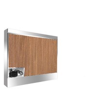 Système de refroidissement par évaporation d'eau industriel de haute qualité avec pompe à eau et ventilation pour élevages de volailles, de porcs et de bétail