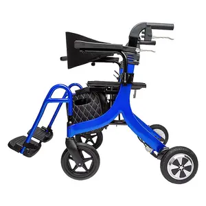 Đa chức năng điện rollator Chế độ phục hồi chức năng tập thể dục rollator Giỏ mua hàng với hướng dẫn sử dụng điện hỗ trợ chế độ-BZ-ZB01