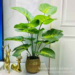 Plante verte artificielle haut de gamme petit Pot décoration maison décorative verdure lumière luxe salon bureau étude décoration - Product Image 3