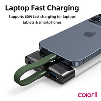 Cable de Extensión USB-C Macho a Hembra Colorii, Plano, Tipo FPC, 20Gbps, Carga Rápida PD 100W, Video 4K 60Hz, Cable Tipo C