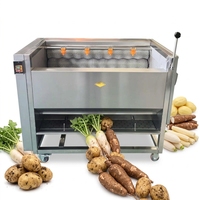 Machine de lavage et de pelage des légumes-racines, équipement de nettoyage et de dépelliculage des pommes de terre, du manioc et des radis pour la transformation alimentaire