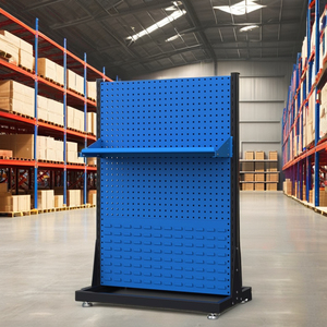 Phần cứng hiển thị giá kệ công cụ hiển thị giá bán buôn kho lưu trữ Kệ treo tường Pegboard lưu trữ giá - Product Image 2