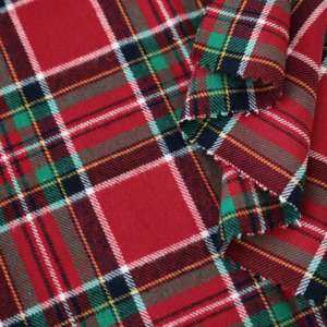 100% algodón Stock escocés tartán tejido Check Plaid tela transpirable hilo teñido Dobby para niñas versátiles/niños <span class=keywords><strong>camisa</strong></span> juguetes bolsas - Product Image 1