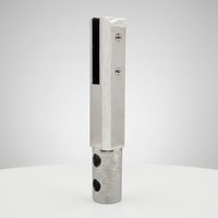 Fournisseur chinois Aleader : Spigots de fixation pour balustrades en verre de 12 mm, pour terrasses en béton et clôtures de piscine en verre sans cadre