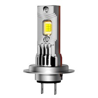 Nueva Bombilla LED para Faros Delanteros de Automóvil, 6000K Blanco Frío, Tamaño Mini, Plug & Play, Refrigerada por Ventilador, H7/H4 27W IP65/IP67, Luz Alta