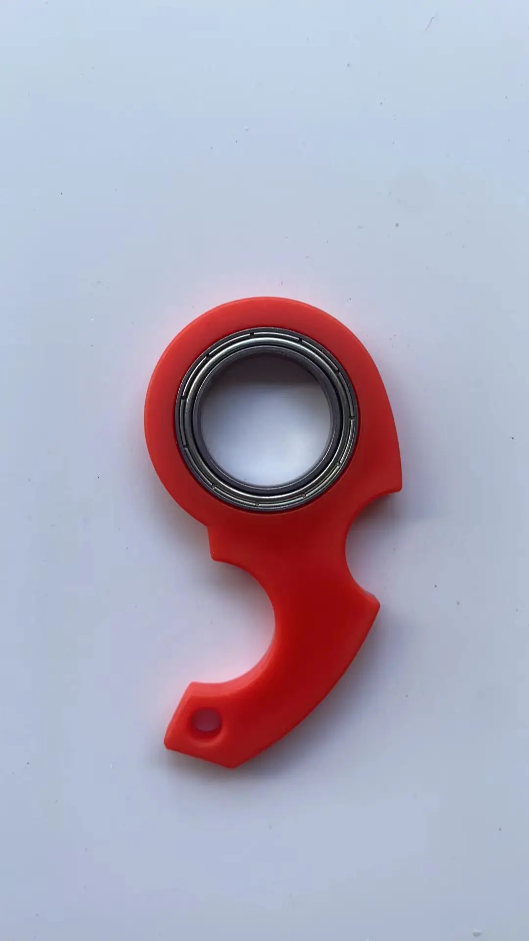 Chaveiro giratório de plástico engraçado para alívio de ansiedade com luminária combina com seu chaveiro ninja giratório karambit para chaves